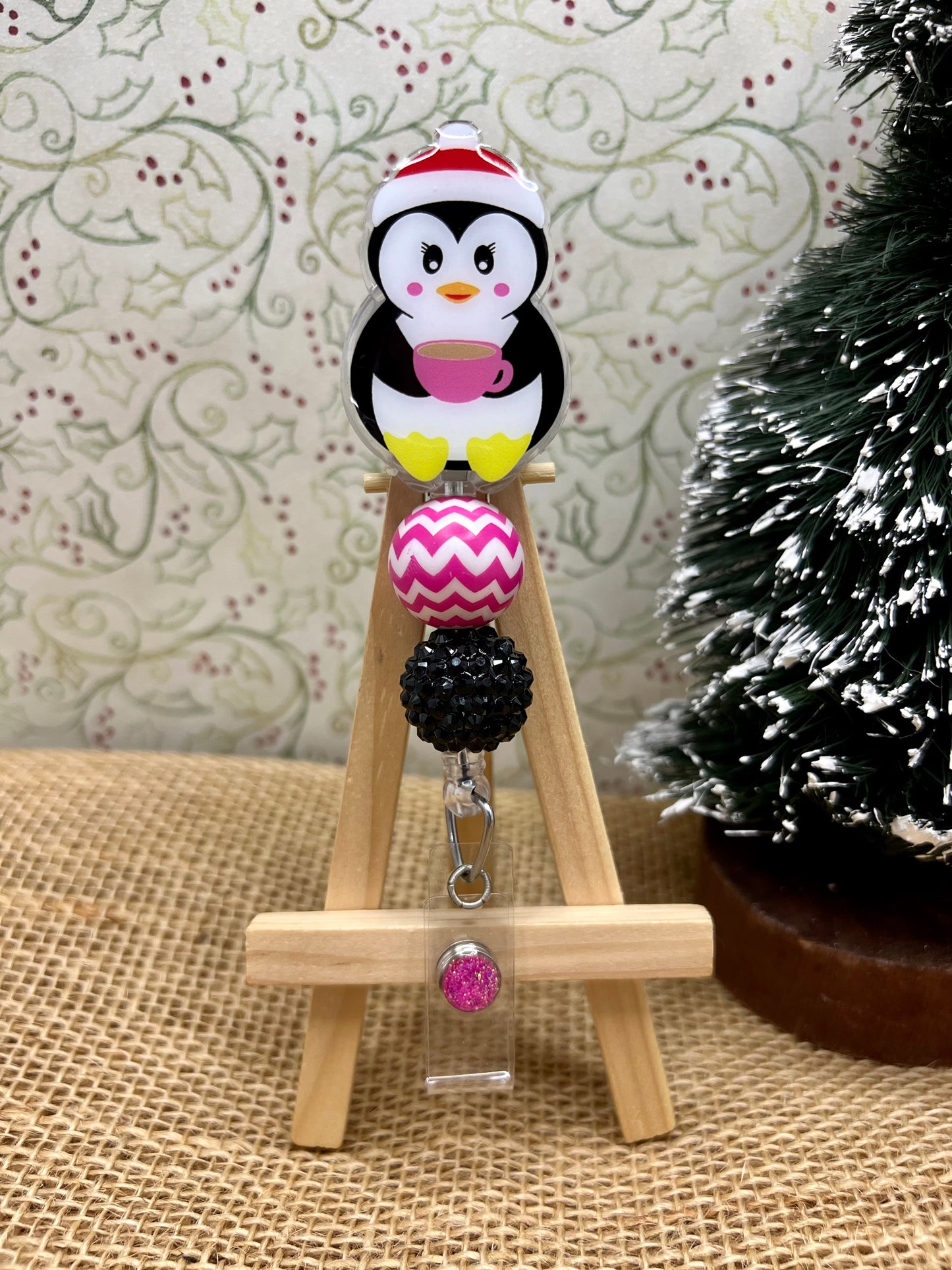 Cocoa Penguin Badge Reel