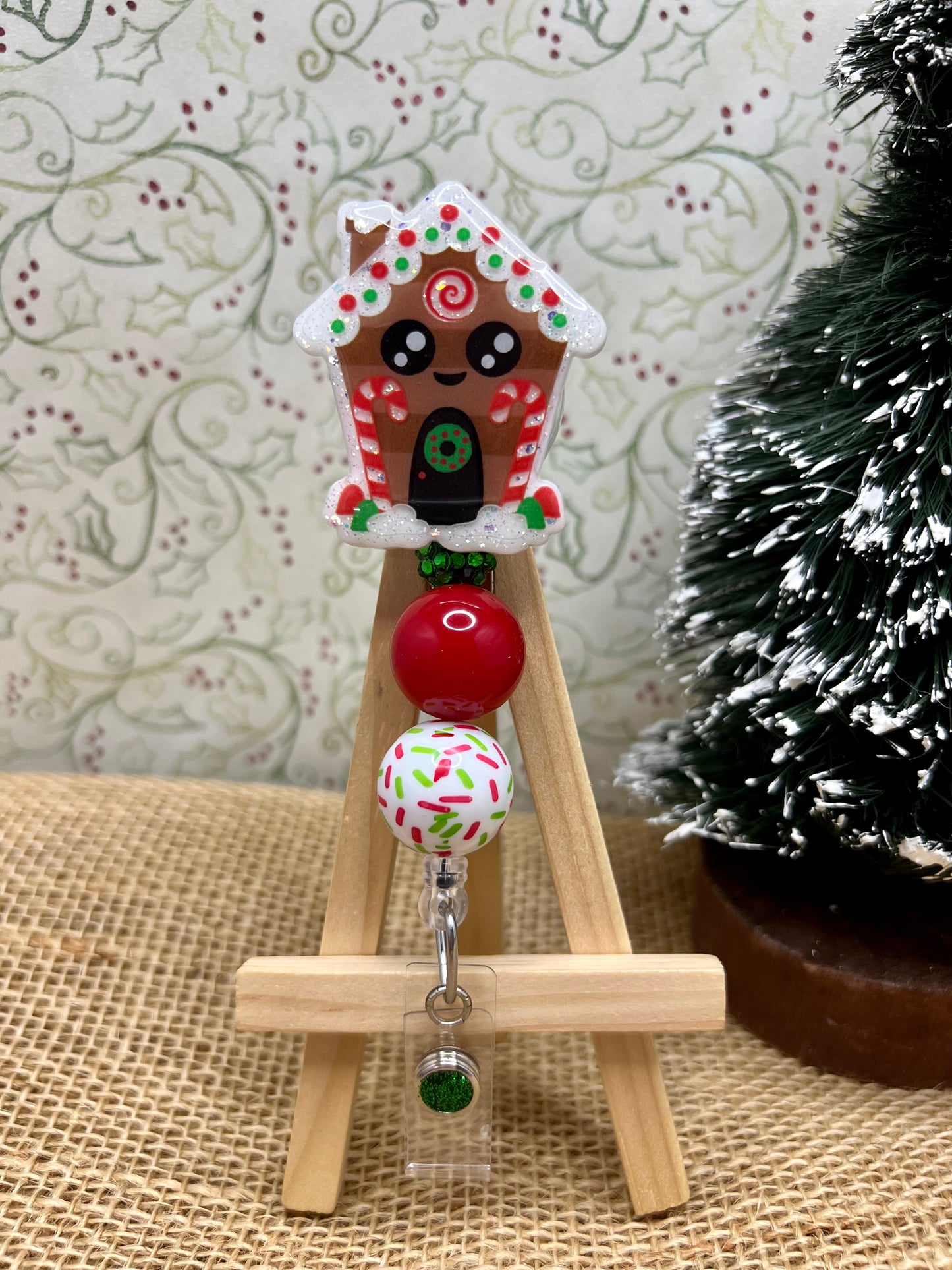 Gingerbread House Badge Reel