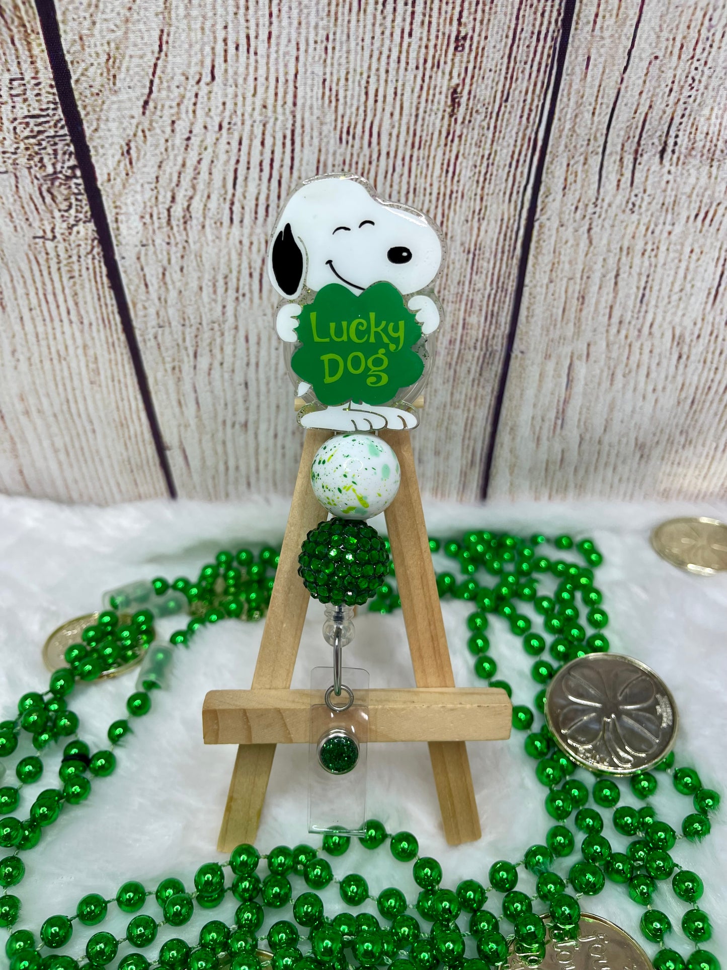 Lucky Dog Badge  Reel