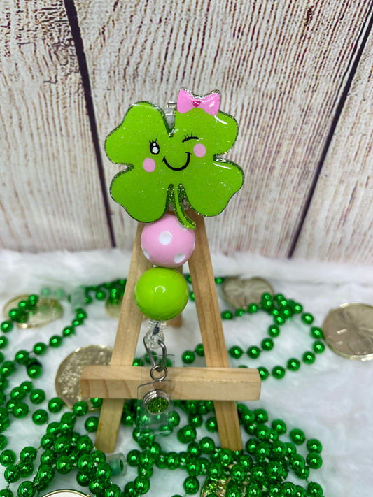 Happy Clover Badge Reel