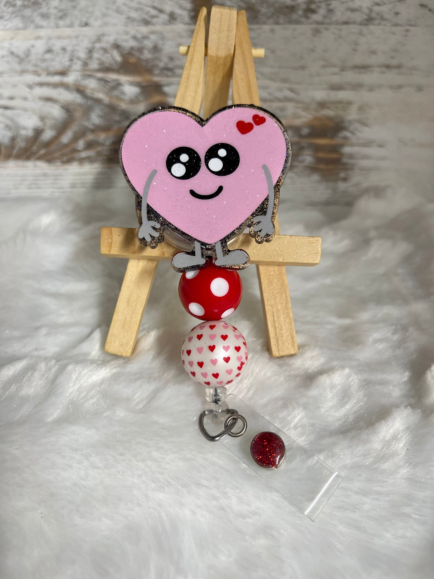 Heart Guy Badge Reel (Pink)